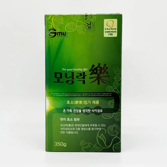 굿모닝 모닝락 식이섬유 차전자피 실크펩타이드 아미노산 350g, 1개 - 쿠팡