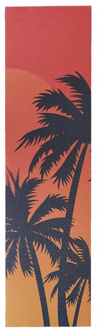 스케이트보드 사포 스티커 전문 샌드페이퍼 투명 내마모성 두꺼운 마감 처리 에어홀 데크 다용도, 1개, 코코넛 나무 오렌지