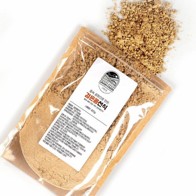 그레인팜 국산 검은콩선식 서리태약콩60% 72시간 증숙볶음 고소한 아침대용선식, 1개, 300g