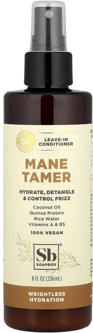 Soapbox 갈기 테이머 리브-인 컨디셔너 236ml(8fl oz), Soapbox갈기테이머리브인컨디셔너236ml8floz, 1개, 236ml - 쿠팡
