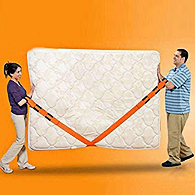 Ez 리프팅 냉장고 가구 무거운짐 손목팔걸이 이동 운반 스트랩 orange, 단품, 오렌지, 1세트