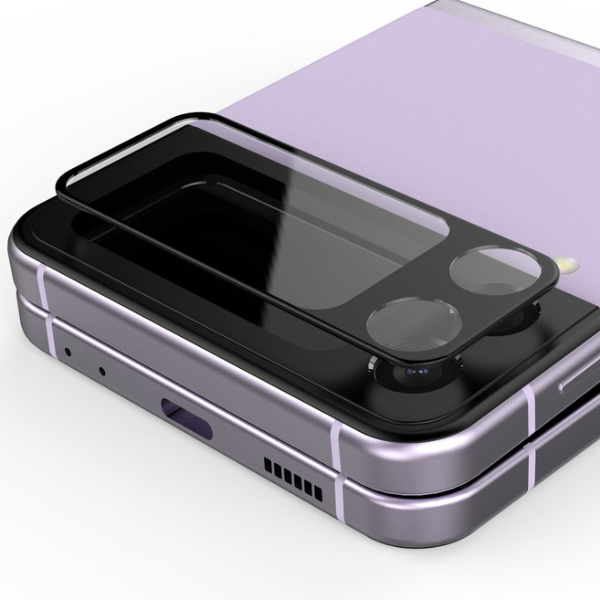 로랜텍 카메라 렌즈 풀커버 강화유리 2p, 1세트