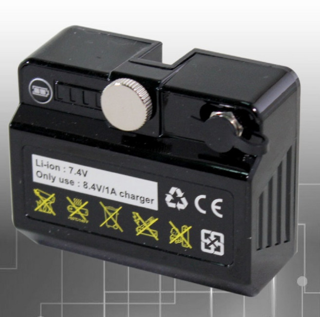 GPI 旋鈕式7.4V鋰電池 - 2600mAh (台製機款專用), 1個