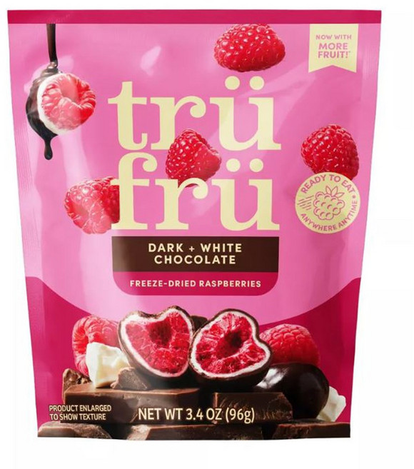 Tru Fru 트루 프루 하이퍼드라이 라즈베리 다크 초콜릿 96g, 1개