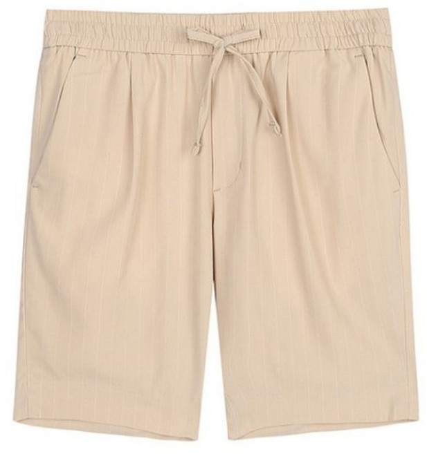 티비제이 남성 5부 TR 스트라이프 올밴딩 슬랙스 팬츠 T182PT541P