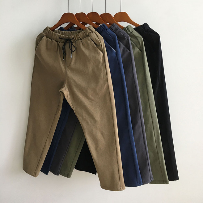 [점프점프] 편안한 겨울 기모 밴딩 바지