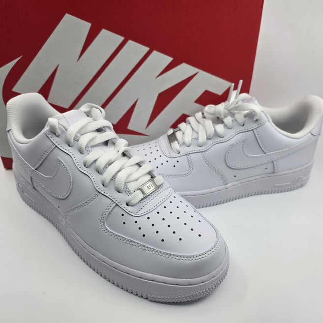 [국내정품] 에어포스 1 07 로우 올백 데일리운동화 커플화 스니커즈 남여공용 + 신발주머니 증정 (IAM 디자인)