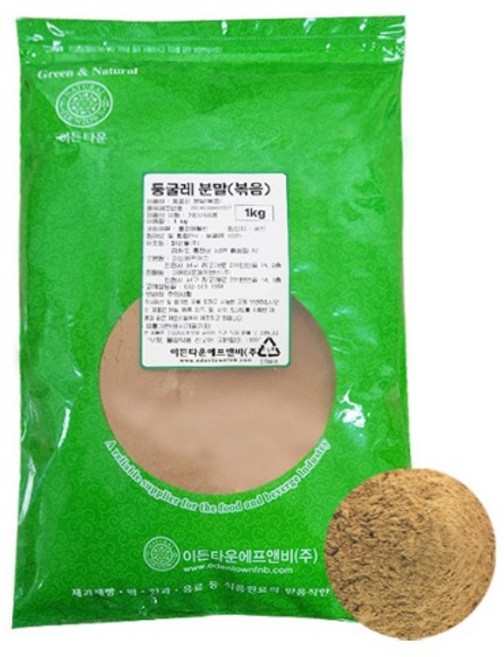 둥굴레가루 1kg 이든타운 국산 볶은둥굴레분말 100% 차용