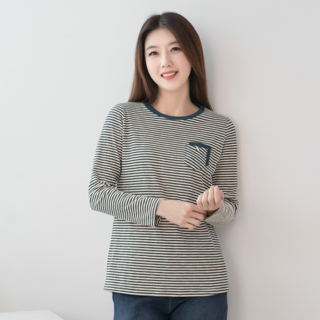 마담4060 엄마옷 아비스트라이프티셔츠-RATE303008-