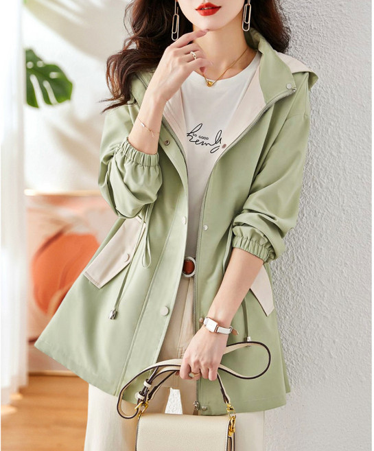 사파리점퍼 간절기 바람막이 야상 데일리룩 캐주얼 아우터 봄가을 여성 여자