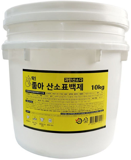 딱좋아 산소표백제 과탄산소다 스픈, 10kg, 1개