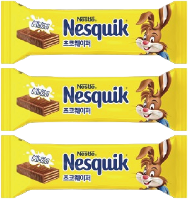 네슬레 네스퀵초코웨하스 초코바, 30g, 16개