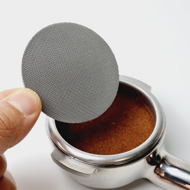 빈플랜트 퍽필터 퍽스크린 150um 1.7mm 포터필터 호환 채널링 홀더, A. 51mm
