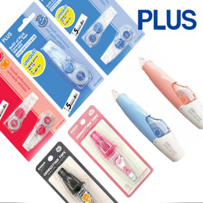 PLUS 카카오 플러스 수정 테이프 WH 604 605 리필, 카카오 PLUS MR WH-645 무지