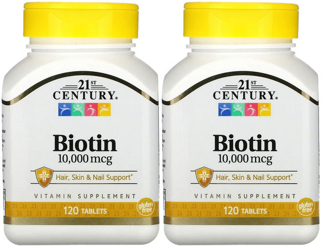 21세기센트리 비오틴 10000mcg 타블렛, 120정, 2개