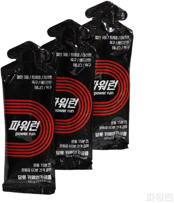 기능성 에너지젤 파워젤 에너지파워젤 파워런, 10개입, 60ml