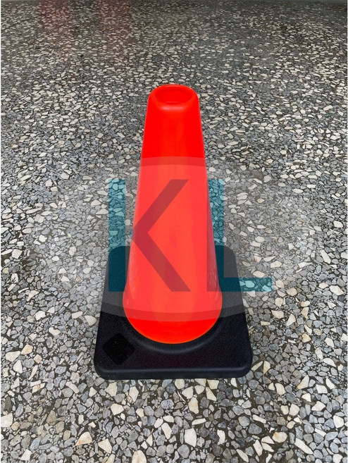 PVC 軟式交通錐, 1個, 無反光紙