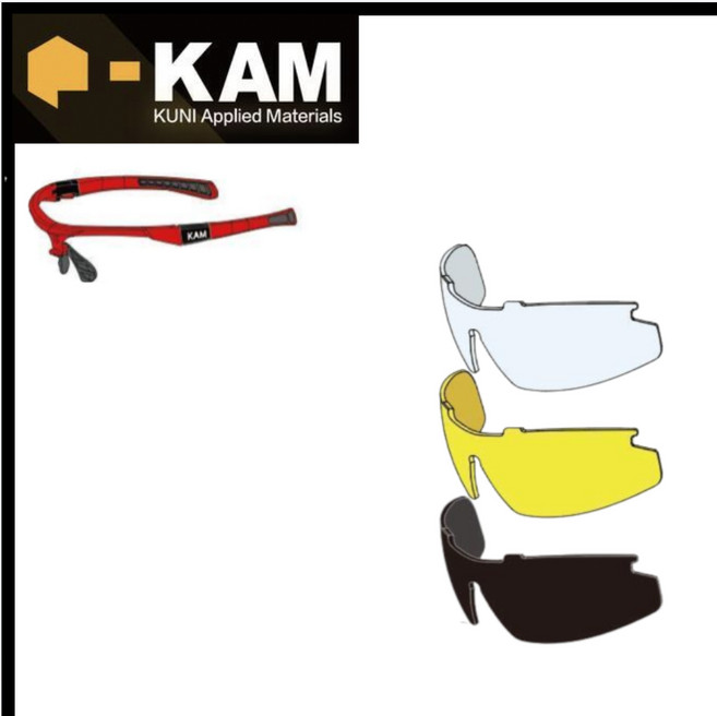 KAM TACT SP035A 運動護目鏡, 1個, 透明鏡片,紙盒版加購近視內鏡框