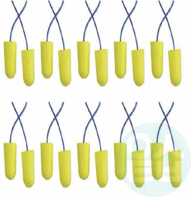 위블리 끈달린 폼 귀마개 10개, 1, 10