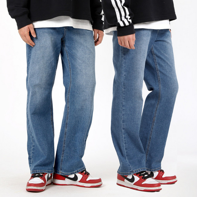 비브레이커스 남자 스판 세미와이드 청바지 5컬러