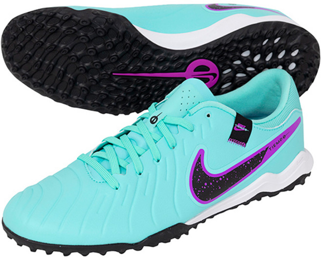 나이키 티엠포 레전드 10 아카데미 TF 풋살화 인조잔디 민트색 축구화