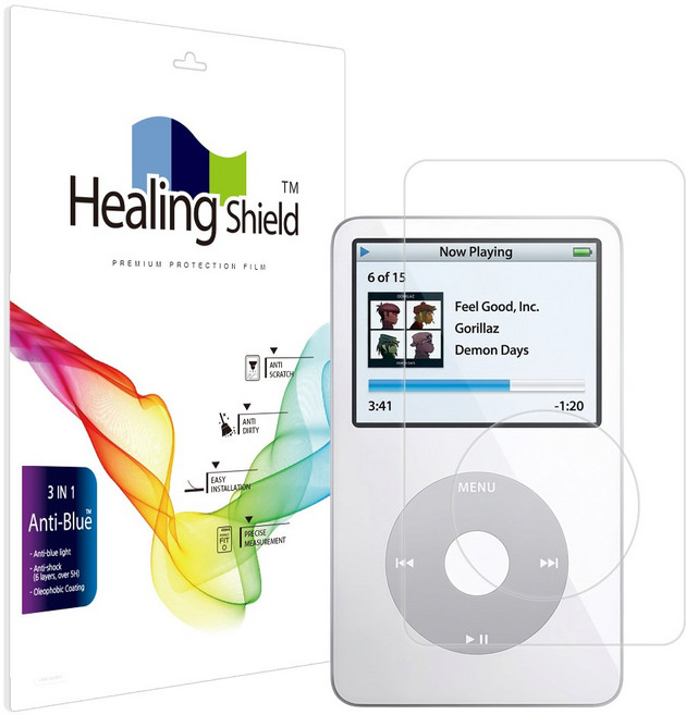아이팟 클래식 5세대 블루라이트차단 액정보호필름, 1개, 무색, iPod Classic 5