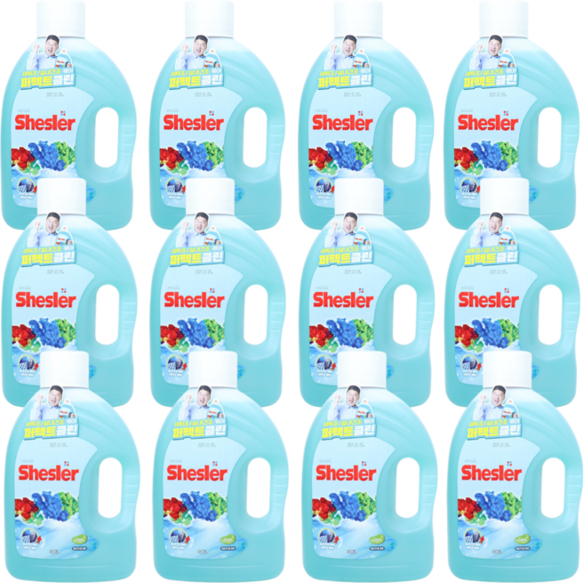 쉬슬러 액체 세탁세제 프레쉬, 3.05L, 12개