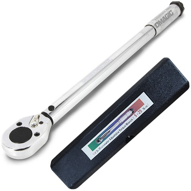 디매직 토크 렌치 휴대용 자동차 자전거 정비 소형 3/8인치, 1개