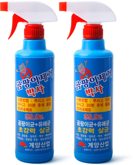 토탈하우스 계양산업 곰팡이제거박사 1+1 곰팡이제거제, 500ml, 2개