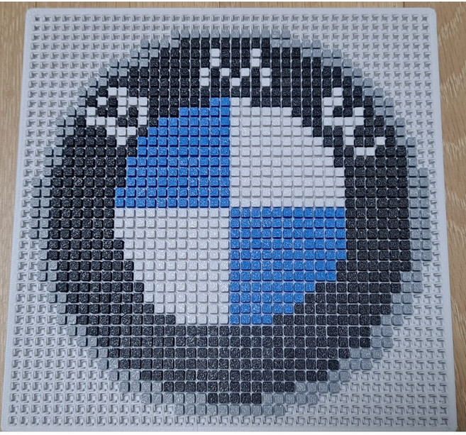 퉁구스카 BMW 픽셀퍼즐 20x20cm, 일반