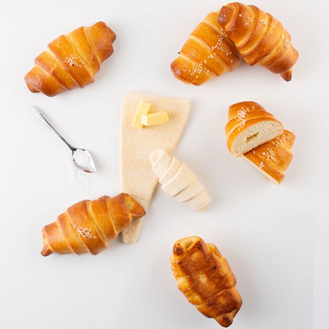 [카페노리] 냉동생지 - 소금빵 삼각 반죽, 1개, 1.4kg