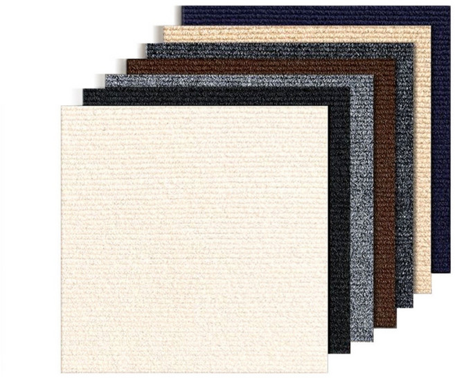 에이제이케이 논슬립 바닥 조각매트 다용도 강아지 고양이 흡착식 카페트, 10개, 아이보리