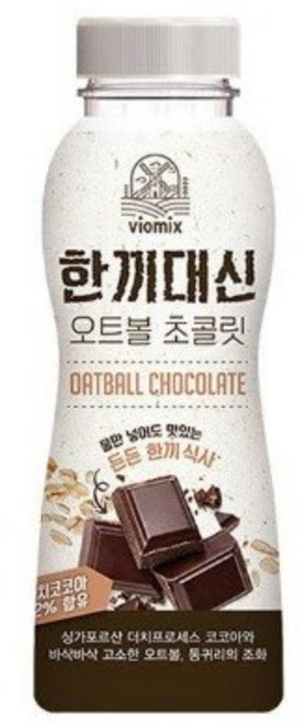 알티스트 한끼대신 오트볼 초콜릿 쉐이크, 50g, 6개