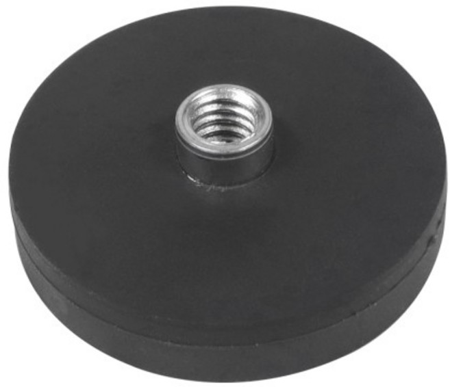 1x 강력한 자석 자석 라운드 고무 코팅베이스 D36mm 1/4 M4 M5 M6 SLR 카메라 자동차 지붕 용 마운트 LED, 05 M6 Bolt, 01 AUTO, 01 빠른