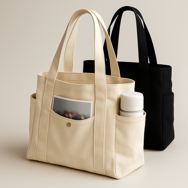 라루마망 데일리 캔버스 에코백 숄더백 여성가방