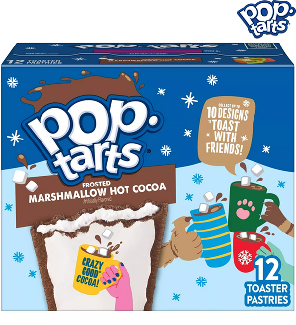 [Kellogg's] 팝타르트 팝타르츠 Poptarts 마시멜로우 핫 코코아 맛 12개입 Pop-Tarts Frosted Marshmallow Hot Cocoa