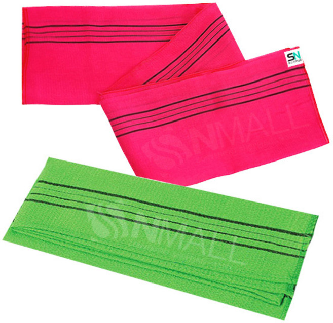 1+1 에스앤몰 국산 이태리 때타올 등밀이 긴 등때밀이 때타월 목욕타올, 랜덤 발송, 2개, 1개입