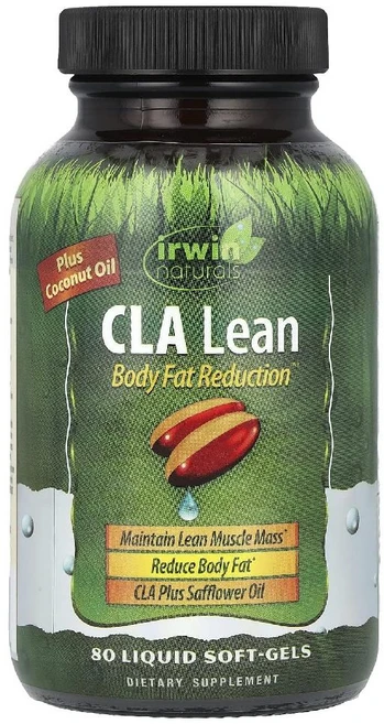 어윈내추럴스 CLA Lean 린 리놀레익애씨드 블랙커민씨오일 코코넛오일 잇꽃오일 80정, 1개 - 쿠팡
