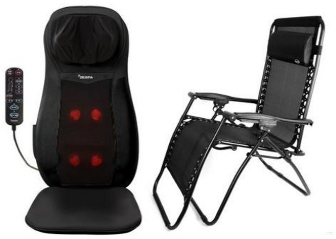 제스파 파워 바디 밸런스 의자형 안마기 ZP745 + 인클라우드 체어 ZP798 세트, 안마기(ZP745), 의자(ZP798)