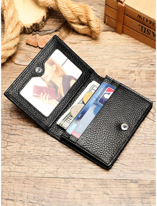 리치모리 고급 소가죽 지갑 남성 반지갑 카드지갑