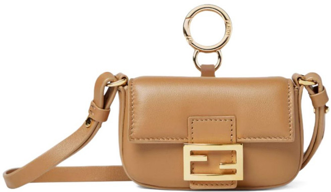 펜디 바게트 나노 참 숄더 백