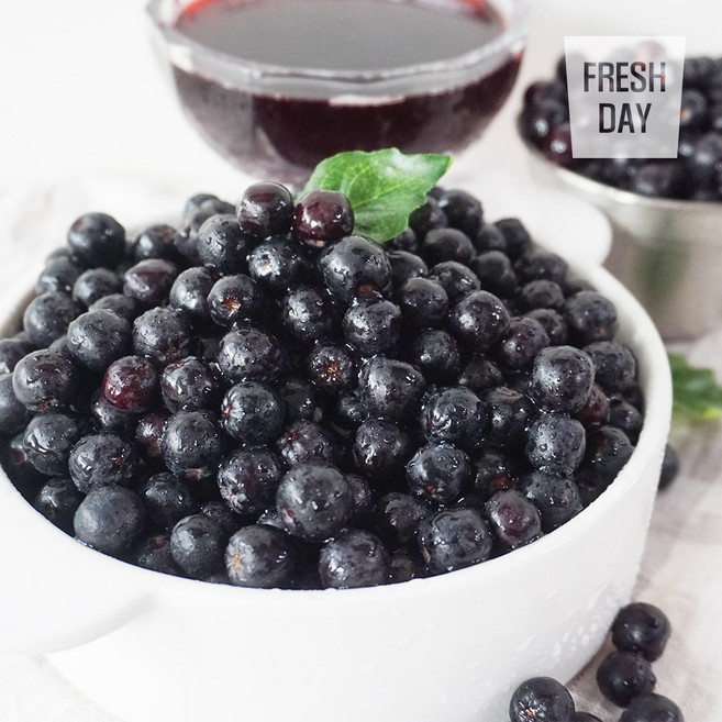 프레시데이 고창 줄기제거 아로니아 냉동생과 특품, 1박스, 1kg