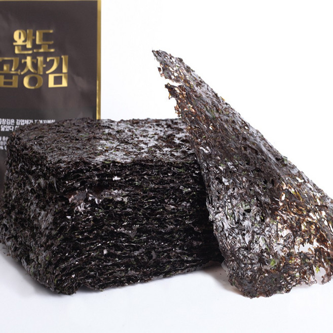 25햇 완도 최상급 곱창돌김 실속 50장 (블랙라벨), 1개