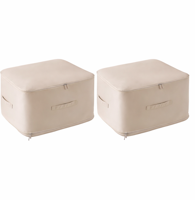 오이야이 이불 압축 파우치 압축팩 보관함, 1세트, 2개입