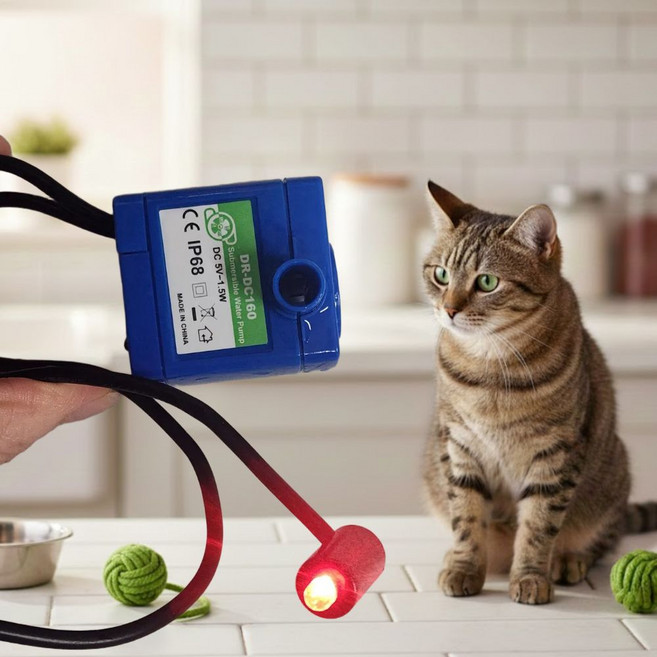 고양이정수기펌프 고양이정수기모터 정수기모터 수중모터, 1개, 1.5W