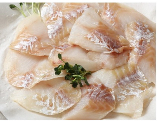 담백하고 촉촉한 명태포 슬라이스 명절 부침전 대용량 순살 명태포, 2개, 400g