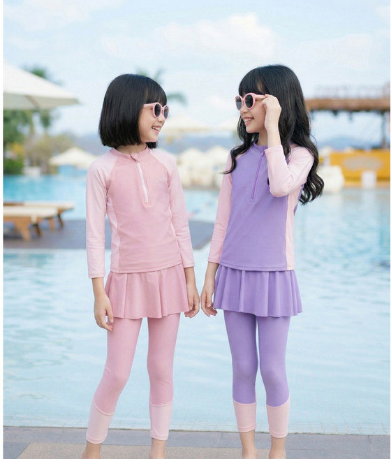 민트스쿨 여아래쉬가드 여아수영복