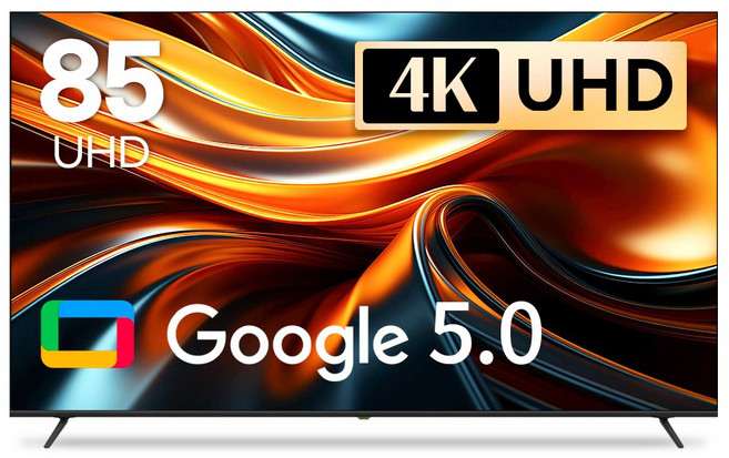 26년형 신제품 구글5.0 탑재 아바 스마트 PRO 215cm (85인치) UHD 1등급 구글TV, 방문설치, 스탠드형, 스탠드형설치(기사방문), 85인치