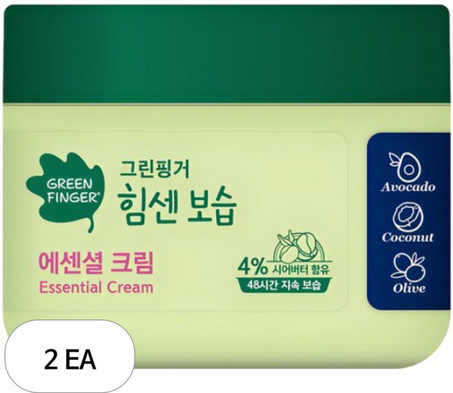 그린핑거 힘센보습 에센셜 크림, 300g, 2개