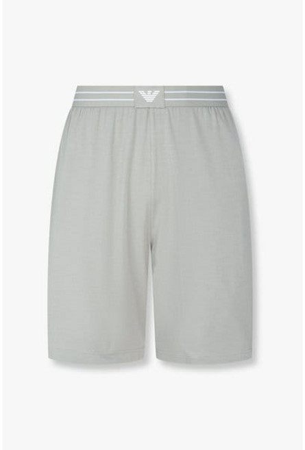 매장정품 EMPORIO ARMANI UNDERWEAR 엠포리오 아르마니 언더웨어 남성 로고 패치 밴딩 라운지 쇼츠(0816131022) 1625249